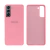 Capinha Celular Galaxy S21 Silicone Cover Aveludado Rosa chiclete