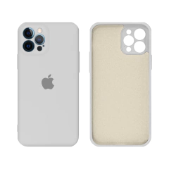 Capinha Celular para iPhone 12 PRO com Proteção de Câmera Silicone Veludo - comprar online