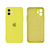 Capinha Celular iPhone 12 Silicone Aveludado com Proteção Câmera
