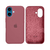 Capinha para iPhone 16 em Silicone com Interior Aveludado