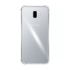 Capinha Celular Galaxy J6 Plus em Silicone Transparente