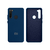 Capinha Celular Para Xiaomi Redmi Note 8 Silicone Cover Aveludado Azul Cobalto