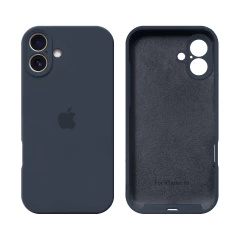 Capinha Celular iPhone 16 Silicone Aveludado com Proteção Câmera - comprar online