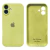 Capinha Celular iPhone 16 Plus Silicone Aveludado com Proteção Câmera - comprar online