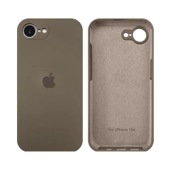 Capinha Celular iPhone 16e Silicone Aveludado com Proteção Câmera - comprar online