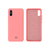Capinha Celular Para Xiaomi Redmi 9A Silicone Cover Aveludada Rosa chiclete