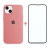 Capa Silicone Compatível Com iPhone 13 Mini + Película 3D