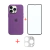 Kit Capinha Celular + Película de Tela + Película de Câmera para iPhone 13 Pro Max - comprar online