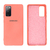 Capinha Celular Galaxy S20 FE Silicone Cover Aveludado Salmão