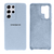 Capinha Celular Galaxy S21 Ultra com Relevo nas Câmeras Azul Bebê