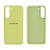 Capinha Celular Galaxy S22 com Relevo na Câmera Verde Abacate