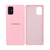 Capinha Celular Silicone Aveludada Galaxy A71 Cover Rosa chiclete