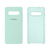 Capinha Celular Silicone Aveludada para Galaxy S10 Plus Azul Céu
