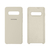 Capinha Celular para Galaxy S10 Silicone Cover Aveludado Branco Antigo