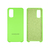 Capinha Celular Galaxy S20 Silicone Cover Aveludado Verde