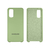 Capinha Celular Galaxy S20 Silicone Cover Aveludado Verde Menta