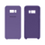 Capinha Celular Galaxy S8 Plus Silicone Cover Aveludado Roxo