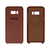 Capinha Celular Galaxy S8 Plus Silicone Cover Aveludado Chocolate