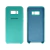 Capinha Celular Galaxy S8 Plus Silicone Cover Aveludado Verde Água