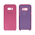 Capinha Celular Galaxy S8 Plus Silicone Cover Aveludado Rosa Hibisco