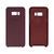 Capinha Celular Galaxy S8 Plus Silicone Cover Aveludado Bordô