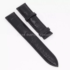 Pulseira Para Relógio Tissot Couro Preto 20mm