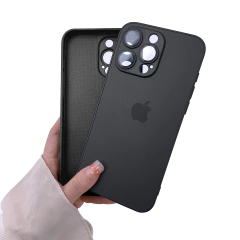 Capinha Silicone Vidro Fosco Compatível com iPhone 11 Pro - comprar online