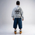 ZIPUP ROUND NECK GREY - tienda online
