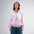ZIPUP ROUND NECK PINK - HYPESTYLE