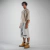 JUMBO SHORTS 3/4 CREAM - online store