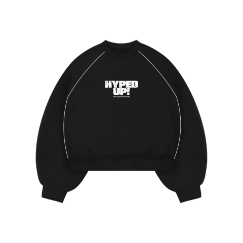 CREWNECK HYPEDUP! BLACK - buy online