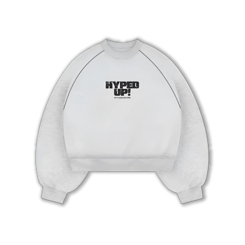 CREWNECK HYPED UP! GREY - comprar online