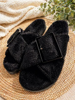 PANTUFLAS CON HEBILLA - Vata Club