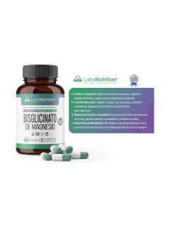 Bisglicinato De Magnesio 500 Mg Labs Nutrition - Muscle World