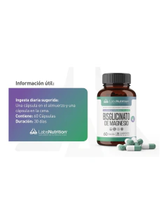 Bisglicinato De Magnesio 500 Mg Labs Nutrition - comprar online