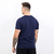 Camiseta Básica Lisa - Marinho na internet
