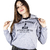Blusa Moletom Feminina - Cinza - loja online