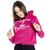 Blusa Moletom Feminina - Rosa na internet