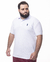Camisa Polo Plus Size - Branca