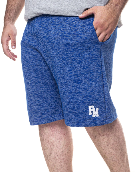 Bermuda Moletom PM Plus Size- Azul royal