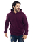 Blusa Moletom Masculina - Vinho