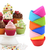 Moldes cupcake silicona x12