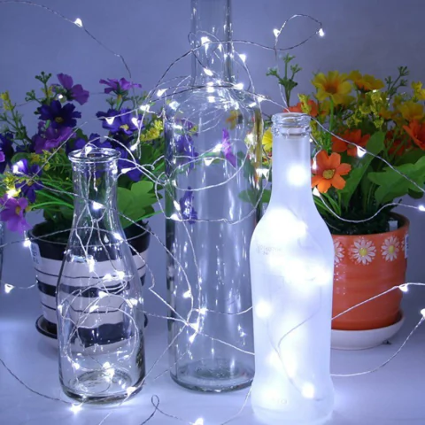 Alambre led frío 3m pila