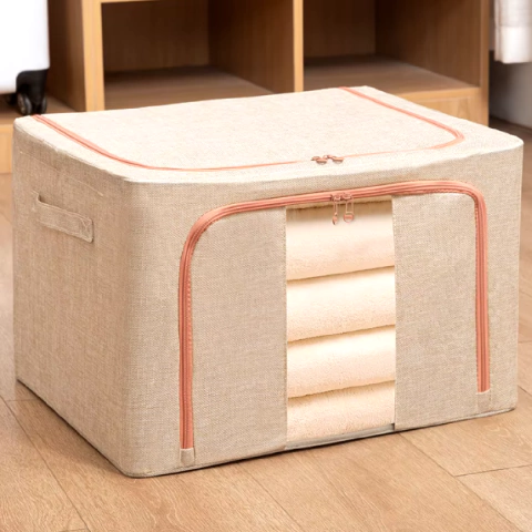 Caja con visor lisa premium