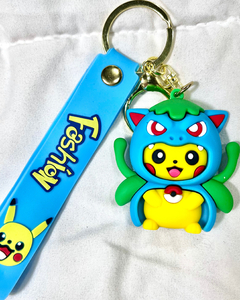 LLAVERO PIKACHU CELESTE