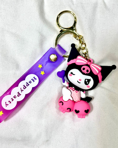 LLAVERO KUROMI CALAVERAS ROSA