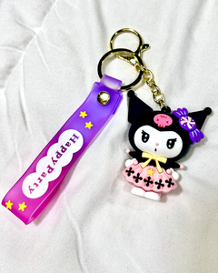 LLAVERO KUROMI FALDA ROSA