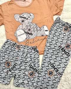 Pijama Importado 3 piezas- TEDDY FENDI