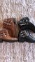 Bota 3 Fivelas Baixa COURO VEGAN LISO - Caramelo - comprar online