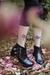 Bota 3 Fivelas - Couro Vegan Preto - Solado Montaria - HELEVE VEGAN SHOES